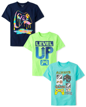 The Children's Place Boys Gaming Short Sleeve Grap