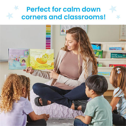 hand2mind Feelings Family Core Emotions Book Set, Social Emotional Books for Kids, Calm Down Corner Supplies, Preschool Learning Activities, Calming Corner Classroom, Toddler Easter Basket Stuffers