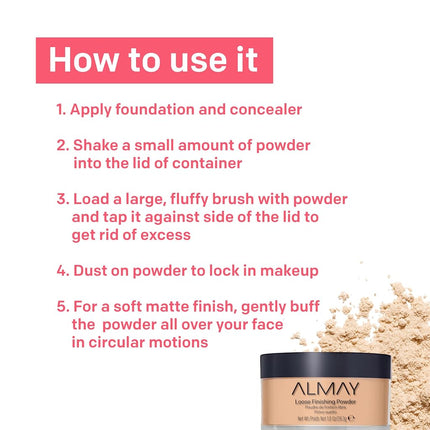 Polvos sueltos de acabado Almay Smart Shade