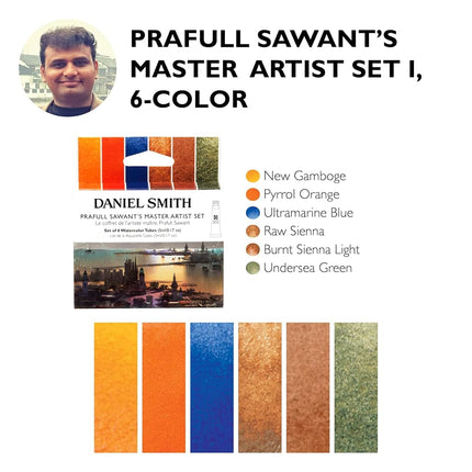 Daniel Smith Prafull Sawant Master Artist Watercolour 5ml Set of 6