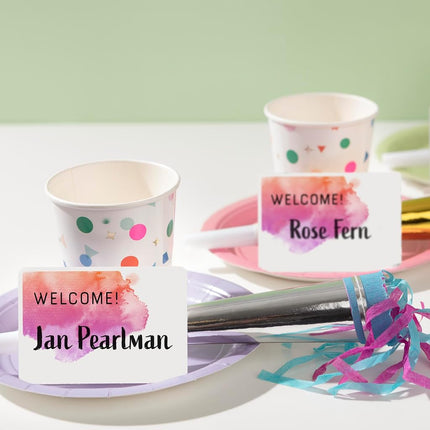 Avery Customizable Name Tags, 2-1/3" x 3-3/8", White, 100 Removable Name Badges (05147)
