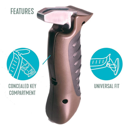Able Life Auto Assist Grab Bar, Car Grab Bar, Safety Handle for Elderly and Disabled with Hidden Key Compartment