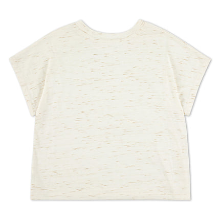 Hurley Girls' Soft Knit Basic T-Shirt, Pale Ivory,
