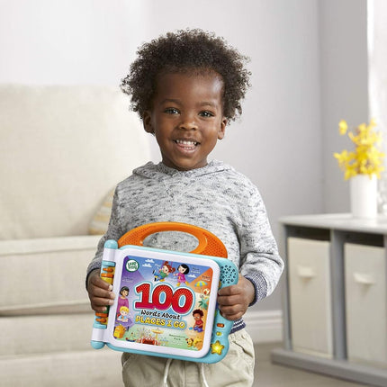 LeapFrog 100 Words About Places I Go Learning Book, Pre School for Kids, Musical Learning Toy With Objects and People, Educational Toy With Facts and Sound Effects, Ages 18 Months +