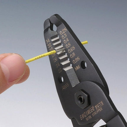 Engineer Pro quality precision wire strippers for very thin gauge wire (awg20 awg22 awg24 awg26 awg28 awg30 awg32 awg34). pa-14