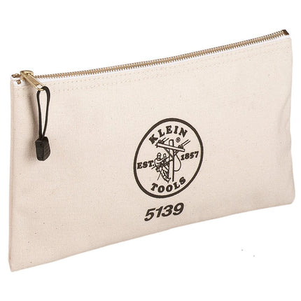 Klein 5139 Canvas Zipper Bag, Natural
