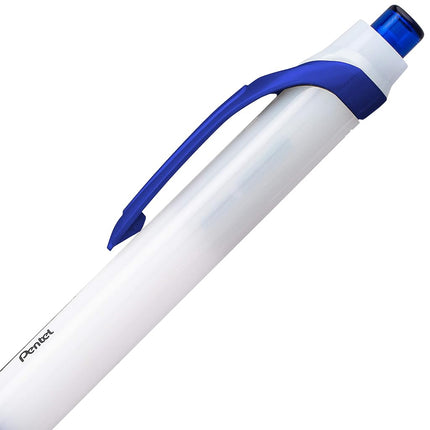 Pentel GlideWrite Ballpoint Pen with TechniFlo Ink, (1.0mm) Medium Line, Blue Ink, 6-Pk