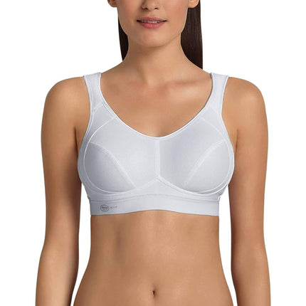 Anita Women's 5527 Non-Wired Sports Bra, White, 30