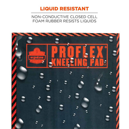 Ergodyne ProFlex 385 Kneeling Pad, Foam Knee Cushion, Water Resistant Kneeling Mat, 16" x 28" x 1"
