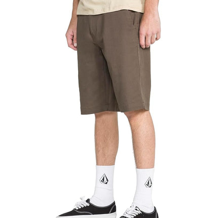 Volcom Men's Vmonty Stretch Short, Mushroom, 33