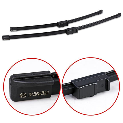Bosch Wiper Blade Aerotwin A931S, Length: 550mm/450mm – Set of Front Wiper Blades - Only for Left-Hand Drive (EU)