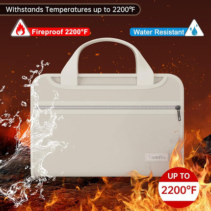 Accordion File Organizer, Fireproof Expanding File Folder with 13 Pockets