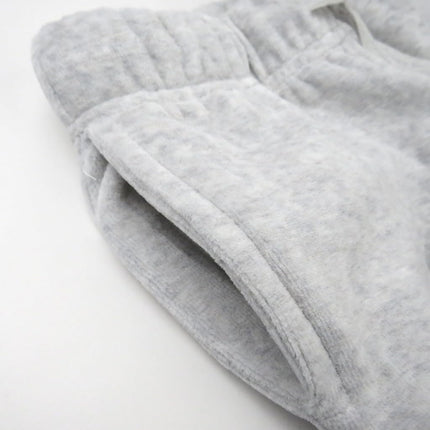 HonestBaby 2-Pack Harem Sweatpants Organic Cotton for Infant Baby & Toddler Unisex Boys & Girls, Light Gray Heather, 5T
