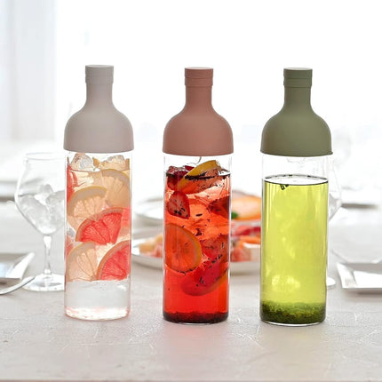 Hario FIB-75-SG Filter-In Bottle, Practical Capacity: 25.4 fl oz (750 ml), Smoky Green, Made in Japan