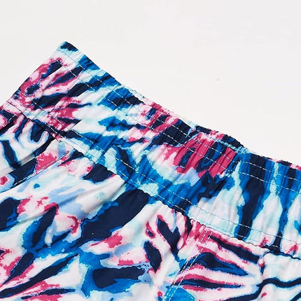Kanu Surf Girls' Sandy UPF 50+ Quick Dry Beach Elastic Waist Boardshort, Camille Denim, 8-10