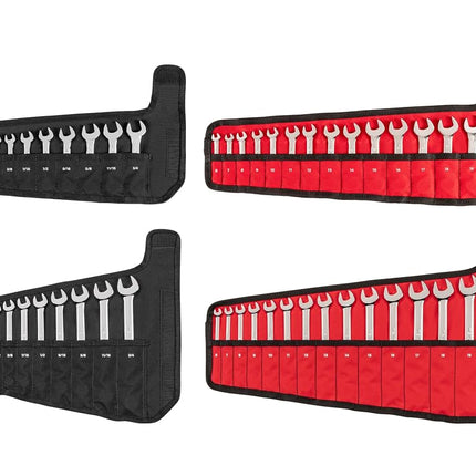 TEKTON Stubby and Standard Length Combination Wrench Set with Pouch, 50-Piece (1/4-3/4 in., 6-19 mm) | WCB94902