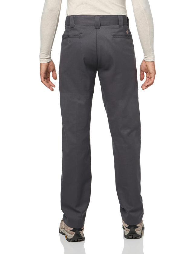 Dickies Pantalón de trabajo entallado 873 para hombre, color carbón, 32W / 30L