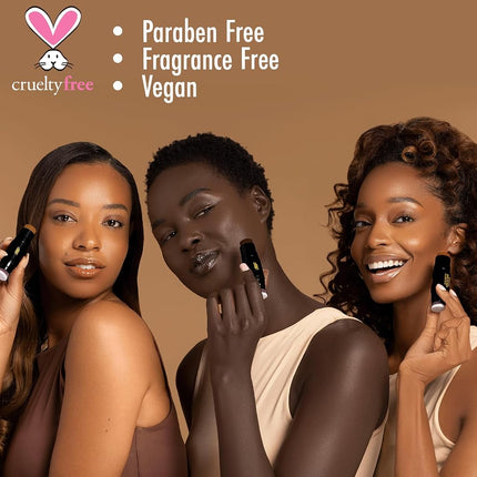 Black Radiance Color Perfect Foundation Stick with Soft Brush Applicator Duo – Buildable, Blendable Versatile Pigment-Rich Formula - Cocoa Bean