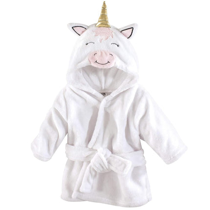 Peignoir de bain doux en peluche Hudson Baby, licorne moderne, 0-9 mois