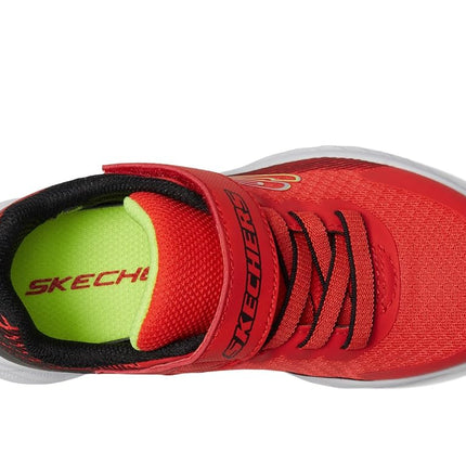 Skechers Boys' Microspec II Zovrix Trainer, Red, 10.5 UK Child