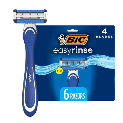 BIC EasyRinse Anti-Clogging Men's Disposable Razor