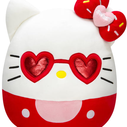Squishmallows Hello Kitty with Red Glasses 14-Inch