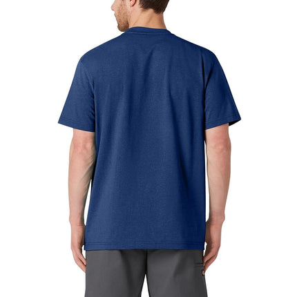 Dickies Men's Short Sleeve Heavyweight Crew Neck, Chocolate Brown, X-Large