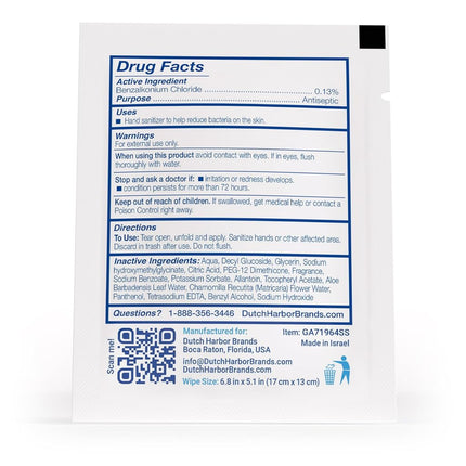 Germ-Away Large Antibacterial Hand Wipes Individually Wrapped Wipes, Travel Size Hand Sanitzer Wipes with Aloe in Dispenser Box, 100 ct Lemon Scent (100 wipes) (Pack of 1)