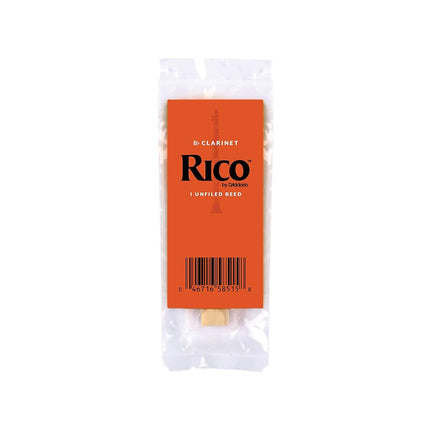 D’Addario Woodwinds - Cañas Rico para Clarinete en Sib - Cañas para Clarinete en Sib - Diseñadas para Principiantes, Estudiantes, Educadores - Dureza 3.0, Paquete de 50