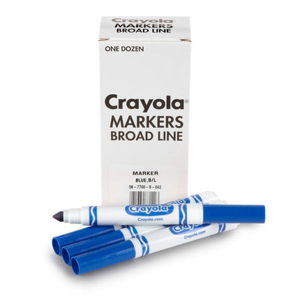Crayola Rotuladores Originales a Granel, 12 unidades, Azules
