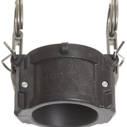 Dixon Valve & Coupling Valve PPH150 Polypropylene Boss-Lock Type H Cam and Groove Fitting, Dust Cap, 1-1/2"