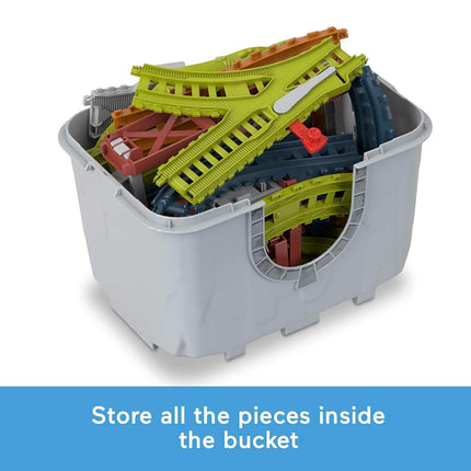 Thomas & Friends Connect & Build Track Bucket, 34-Piece Set