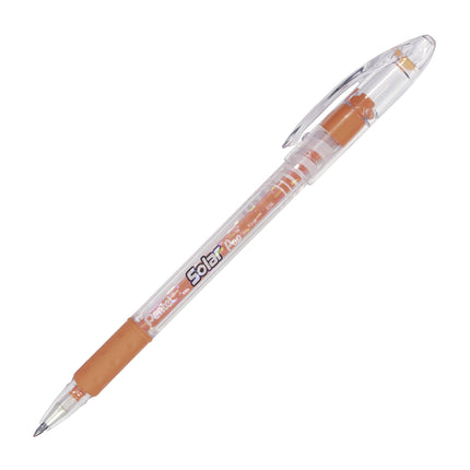 Stylos gel Pentel Solar Pop néon 0,6 mm 4/paquet-Orange, Jaune, Vert, Rose