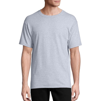 Hanes Men's ComfortSoft T-Shirt (Pack of 4),Light Steel,Medium