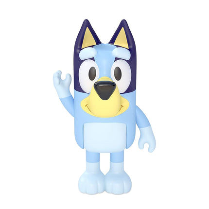 Bluey 13009 and Family: , Bingo, Bandit and Chilli 4 Figure pack Articulated Character Action Figures 2.5 inches Official Collectable Toy, Multicoloured