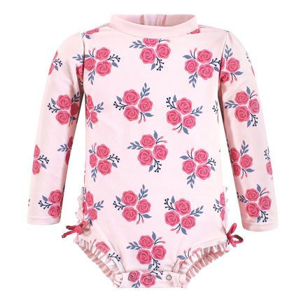 Hudson Baby Girls Baby and Toddler Swimsuit, Mint 