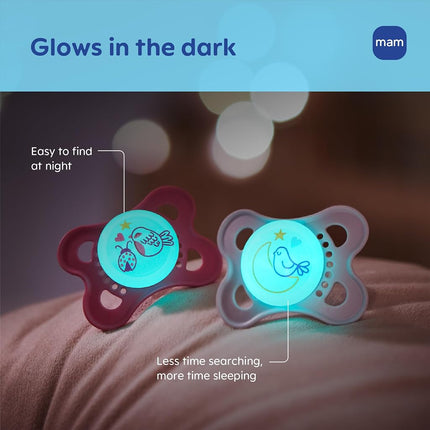 MAM Variety Pack Baby Pacifier, Includes 3 Types of Pacifiers, Nipple Shape Helps Promote Healthy Oral Development,0-6 Months, Unisex, 3 Count (Pack of 1)