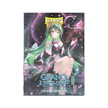 Dragon Shield | Grand Archive Matte Art Sleeves | 100 CT - Smooth & Tough Premium TCG Sleeves | Compatible with Pokemon, One Piece & Magic the Gathering | Ariel, Archangel of Natura
