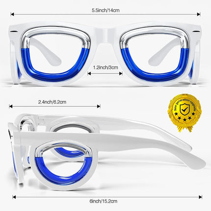 Hion 2 Pairs Adult Anti- Motion Sickness Smart Glasses, Ultra-Light Portable Nausea Relief Liquid Glasses, Carsickness Airsickness Seasickness Glasses, Travel/Cruise Essentials