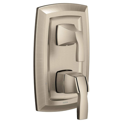 Moen UT3611BN Voss Collection M-CORE 3-Series 2-Handle Shower Trim with Integrated Transfer, Valve Required, Brushed Nickel