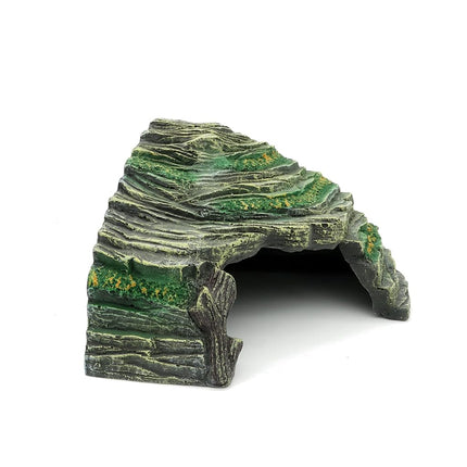 JIHAQUA Small Reptile Cave Hide Reptile Hides and Caves Snake Toad Frog Turtle House