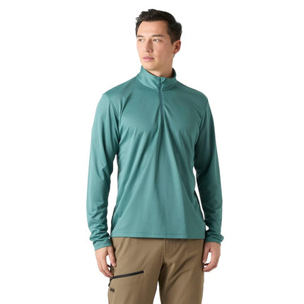 Helly Hansen Men's HH Tech 1/2 Zip 2.0, Green, M