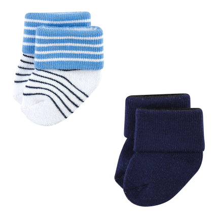 Luvable Friends Calcetines unisex de felpa para recién nacido y bebé, ballena, 0-6 meses