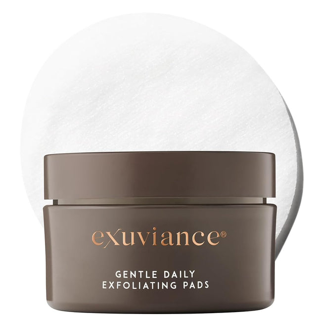 Gentle Daily Exfoliating Face Pads with PHA, Vitamin C and E Antioxidants, Green Tea and Cucumber Extracts, 60 pads