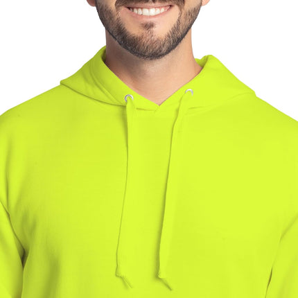 Fruit of the Loom Unisex's Eversoft Fleece Hoodies, Full Zip, Moisture Wicking & Breathable, Sizes S-4x Shirt, Safety Green Pullover, XXL
