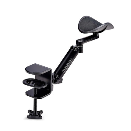 StarTech.com Adjustable Arm Rest for Office Desk, Ergonomic Arm/Elbow Support, 360-Degree Rotation, Clamp-On/No Drill Install