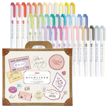 Zebra Mildliner WKT7-35C Highlighters, Highlighter