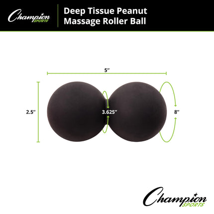 Pelotas de masaje con forma de cacahuete DLMB de Champion Sports