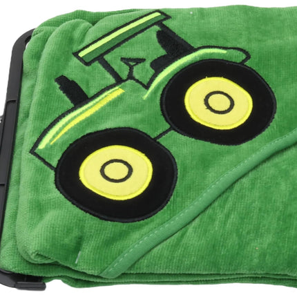 John Deere Serviette à capuche tracteur pour bébé garçon, Vert, Taille unique
