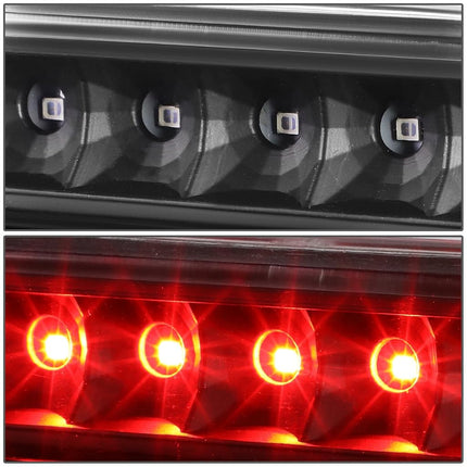 DNA MOTORING 3BL-FJC06-LED-BK Black Housing LED High Mount 3rd Third Brake Light [Compatible with 07-14 FJ Cruiser]